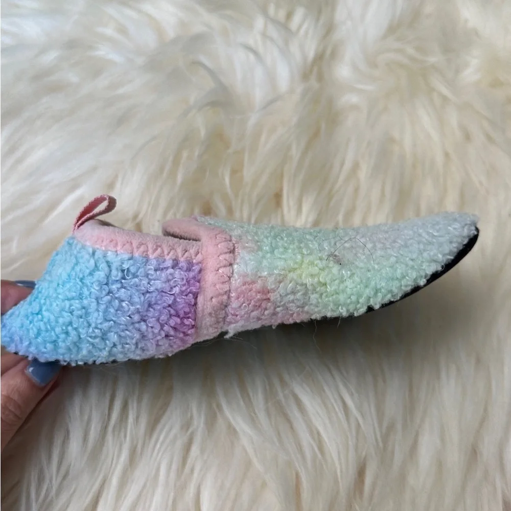 Rainbow Boys Girls House Slippers Home Shoes Winter Indoor shoes 30-31